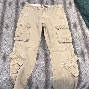 Men's Beige Cargo Pants